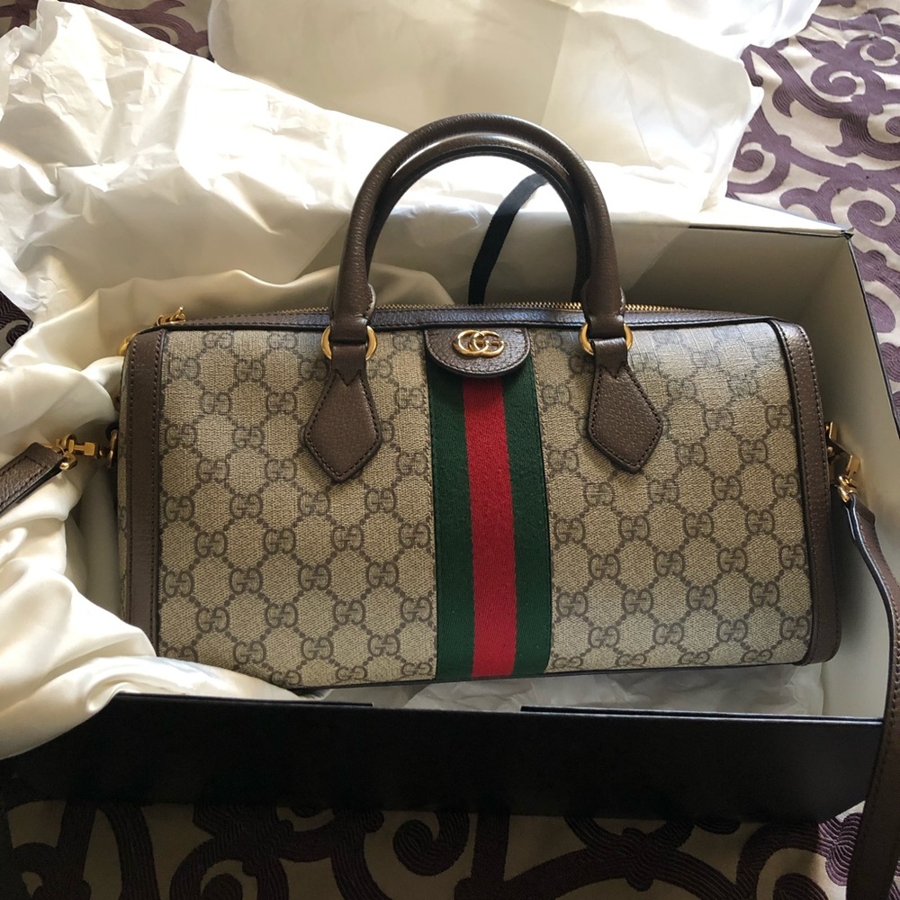 Gucci - Ophidia GG Medium Top Handle Bag